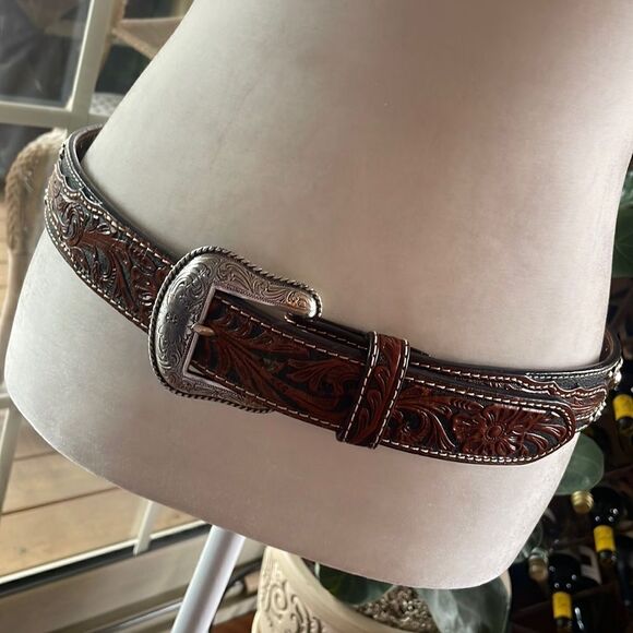 Nocona Unisex Pro Series Rhinestone & Stud Western Belt - 34 - Picture 3 of 9